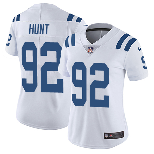 Indianapolis Colts #92 Limited Margus Hunt White Nike NFL Road Women Vapor Untouchable jerseys->indianapolis colts->NFL Jersey